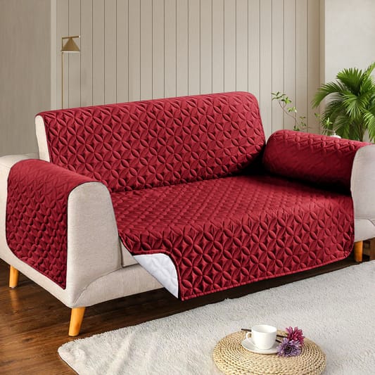 Ultra Sonic Sofa Cover (Mahroon)