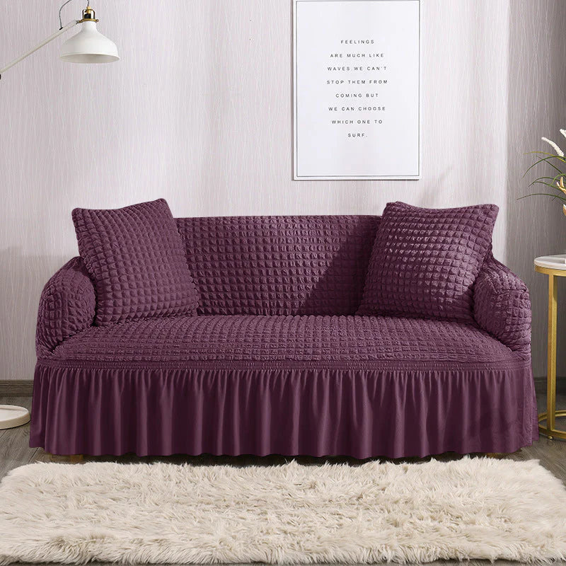 Turkish Bubble Sofa Cover (Purple)