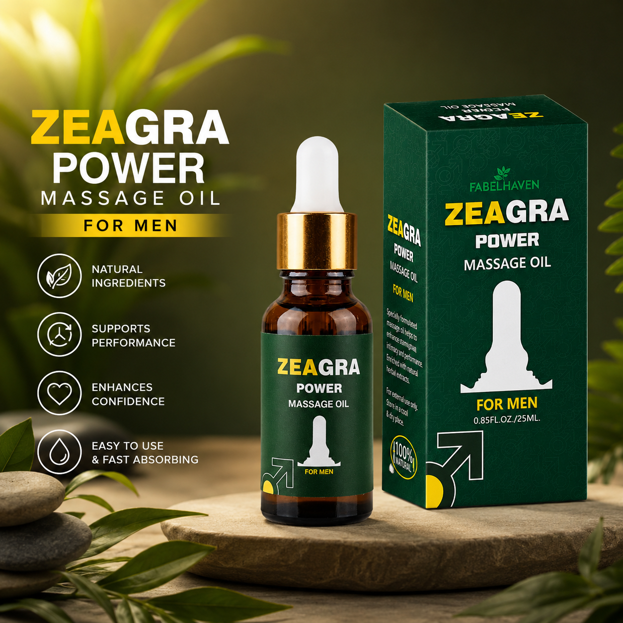 ZEAGRA Power Massage Oil - 25ml