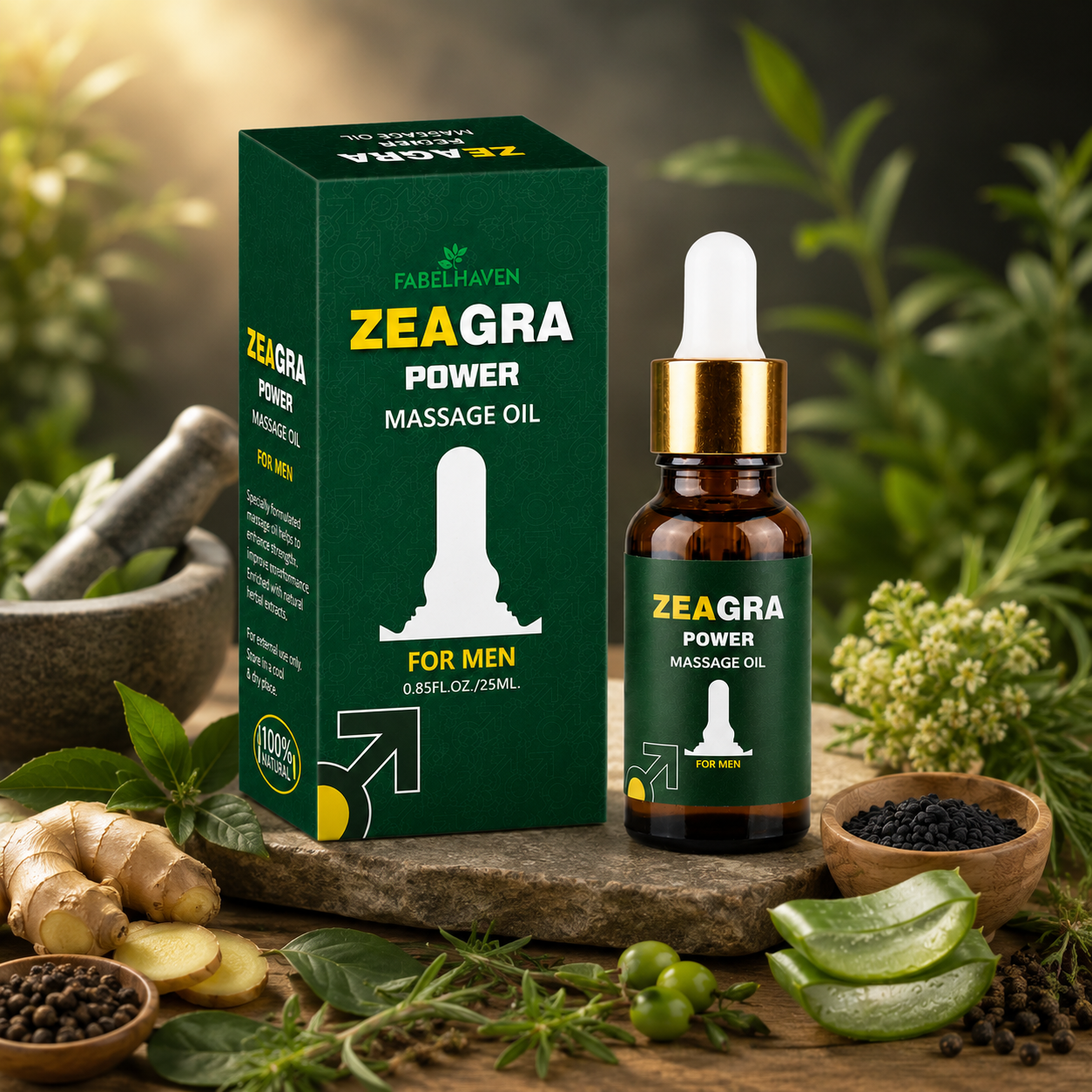 ZEAGRA Power Massage Oil - 25ml