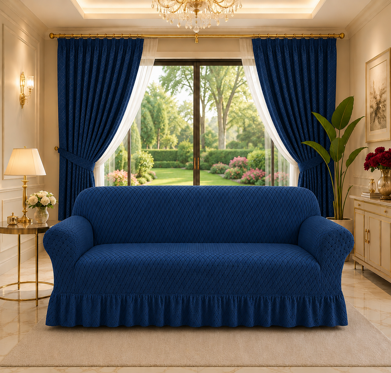 BUTTERFLY FABRIC SOFA COVER