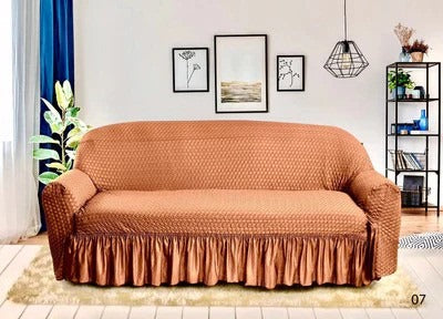 Butterfly Fabric Sofa Cover (Copper)