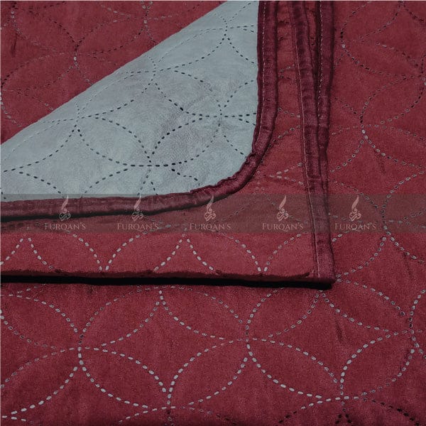 Mat Ultrasonic Sofa Cover (Maroon)