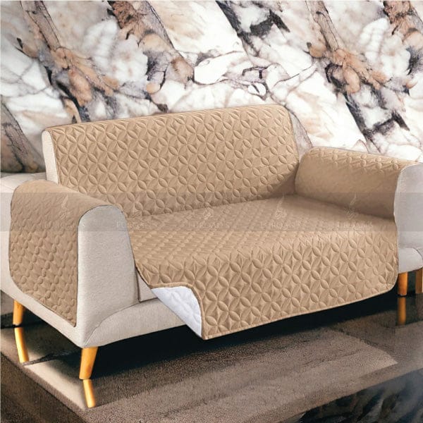 Mat Ultrasonic Sofa Cover (Beige)