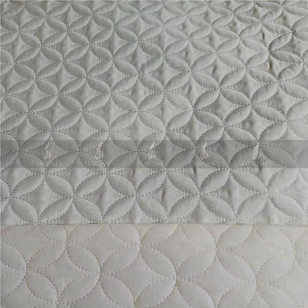 Mat Ultrasonic Sofa Cover (Off-White)