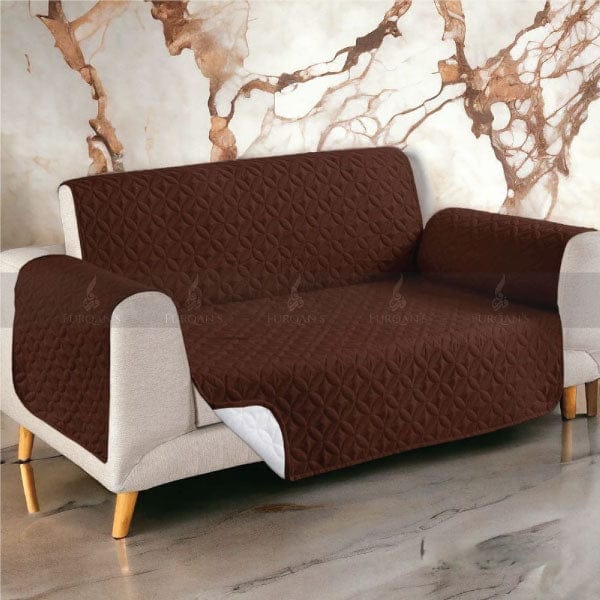 Mat Ultrasonic Sofa Cover (Brown)