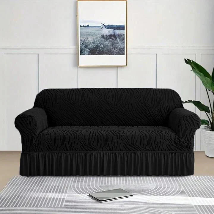 Zebra Velvet Sofa Cover